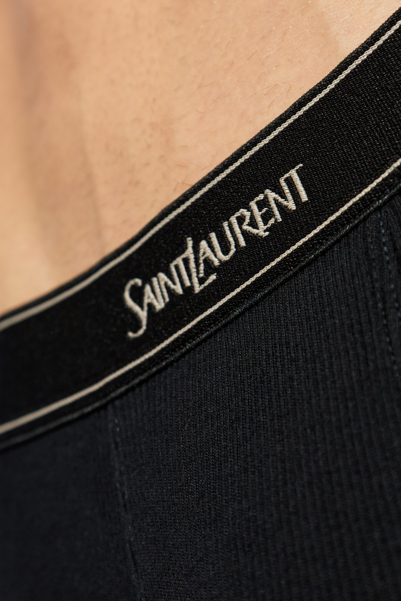 Black Cotton Boxers Saint Laurent - Vitkac Canada